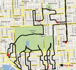 GPS Art: andare in bici diventa arte