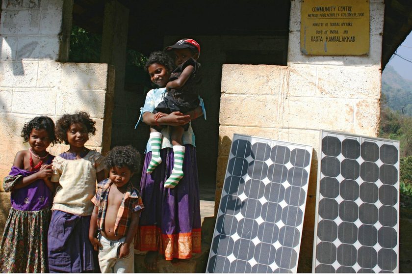 Rinnovabili: crescita record del solare in India