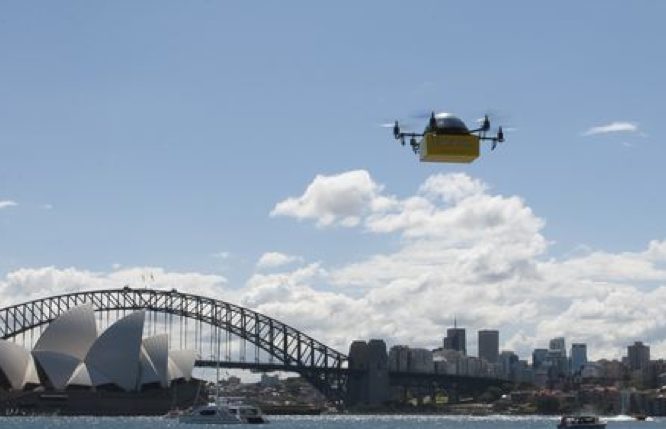 Dall'Australia arrivano i droni consegna pacchi
