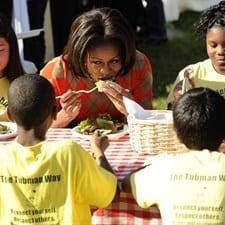 I consigli a tavola di Michelle Obama, in diretta da Expo 2015