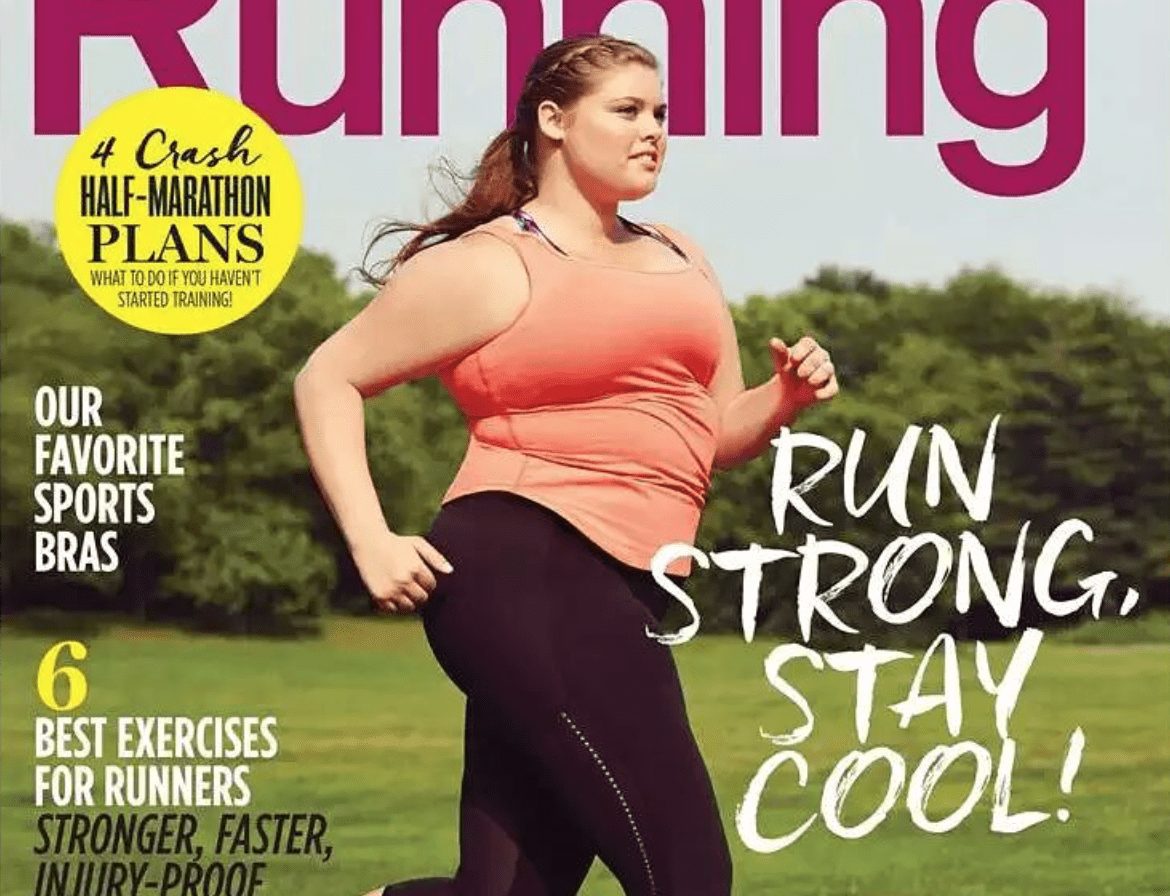 “Women’s Running”, in copertina per la prima volta la modella plus size Erica Schenk