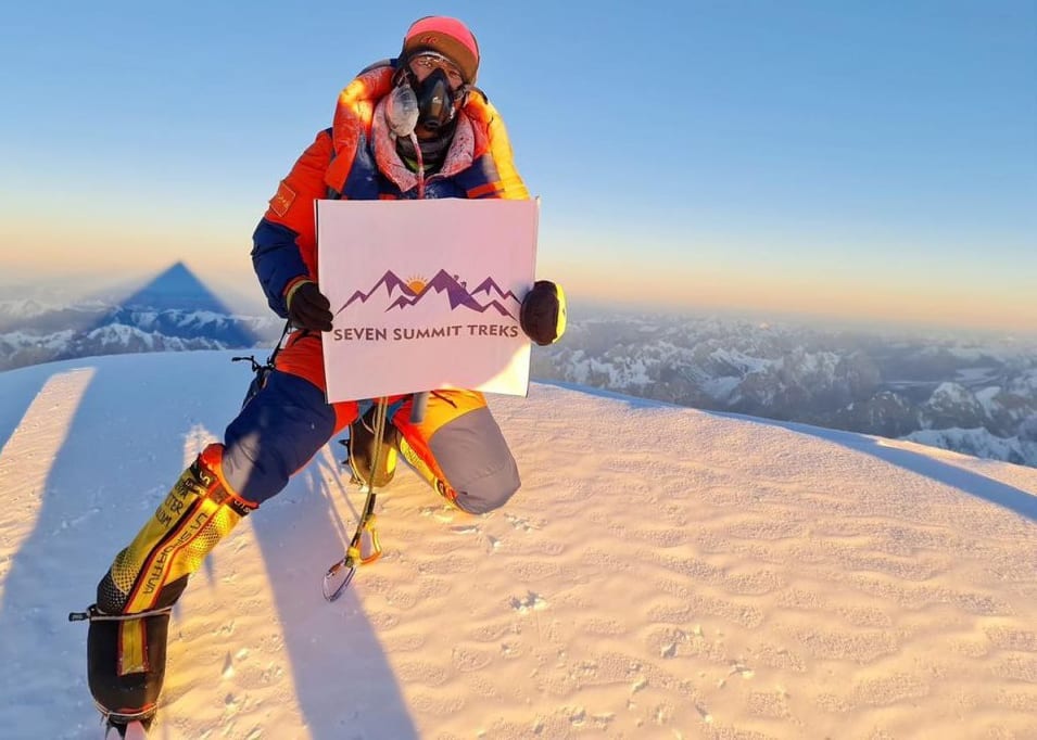 Sona Sherpa in vetta al K2