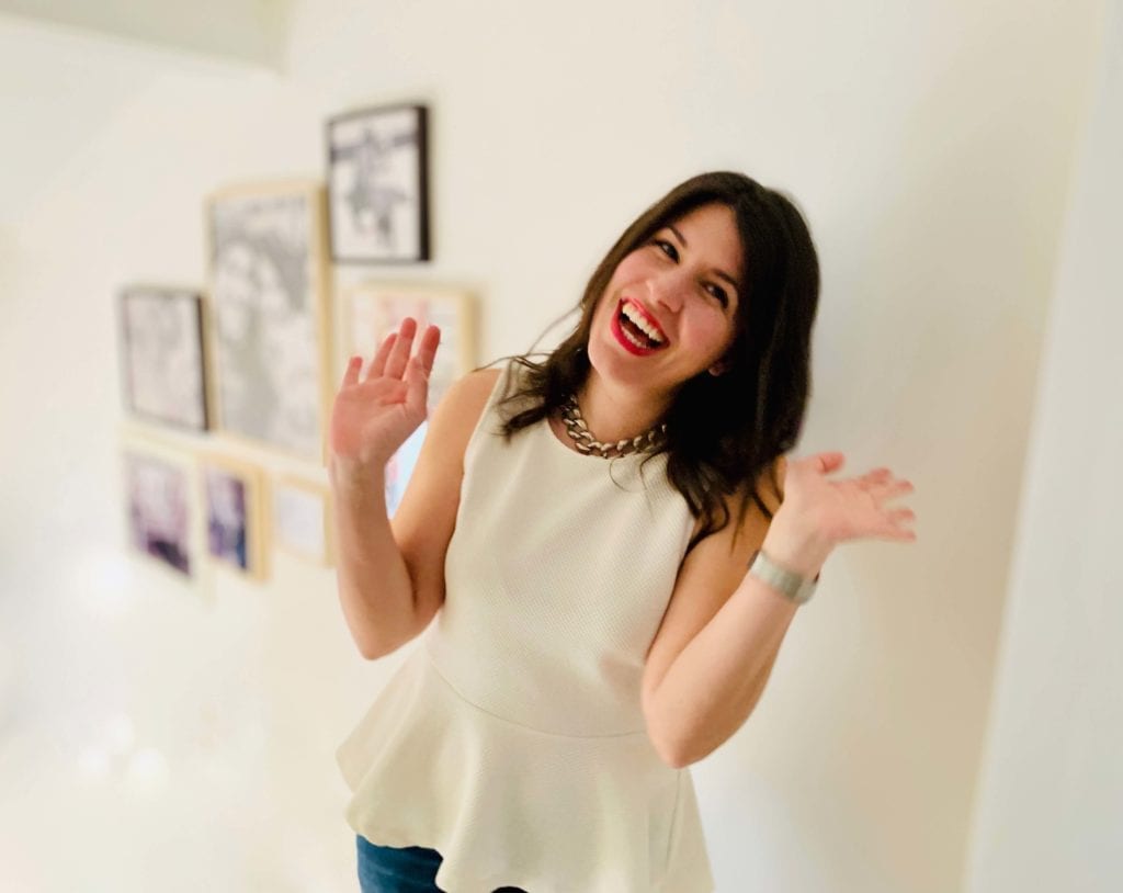 Nejua Trentacoste blogging