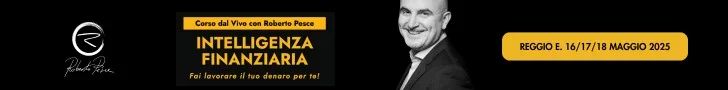 Debiti buoni e cattivi: banner pubblicitario del corso di intelligenza finanziaria di Roberto Pesce