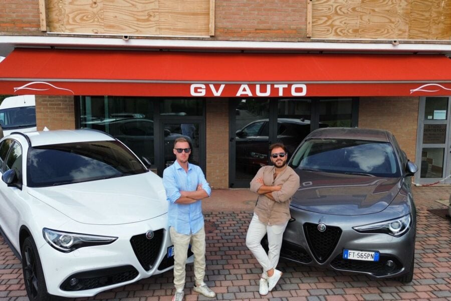 Giacomo e il suo team a Pozzonovo